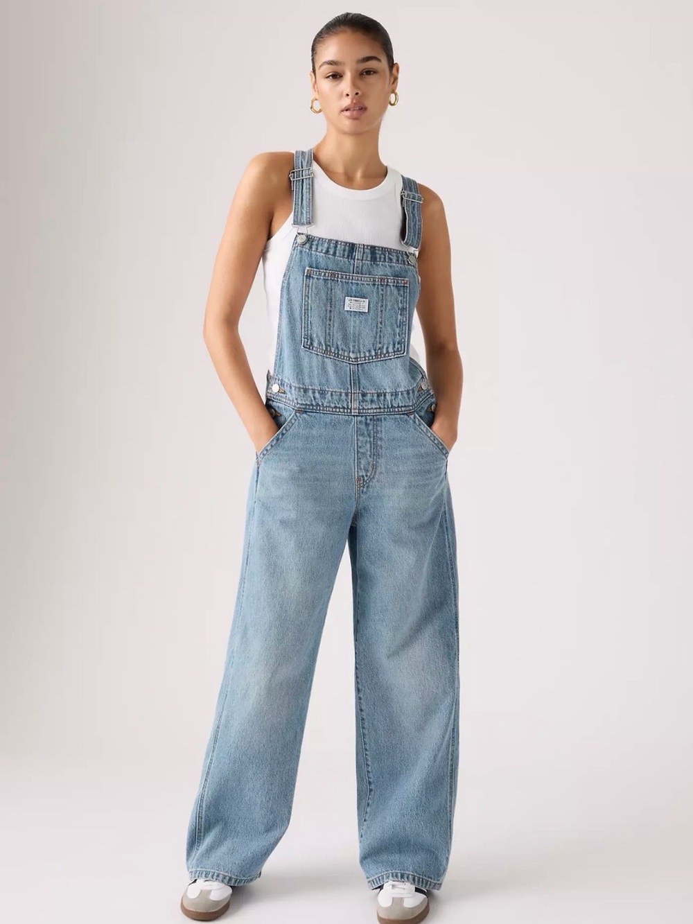 Levi's Light Blue Denim Women's Overalls